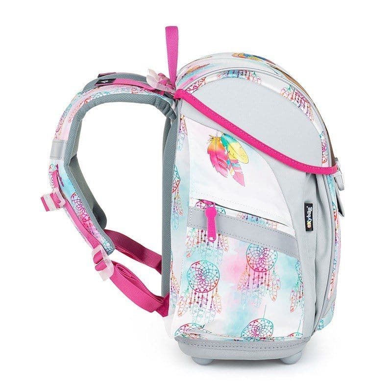 Oxybag Školní aktovka v setu pro prvňáčky PREMIUM LIGHT Kůň romantic pírka - 3 díly - náhled 3