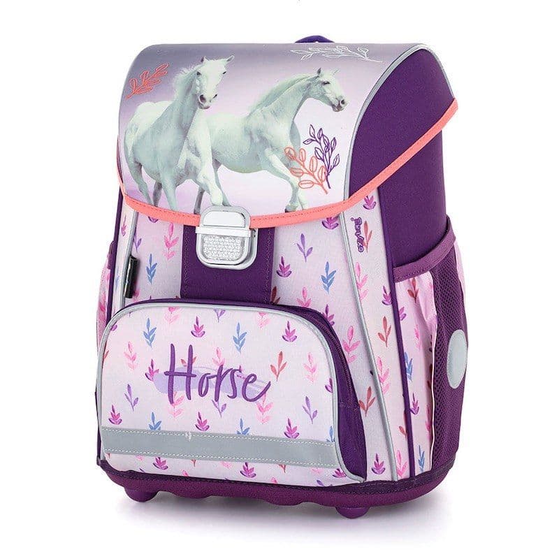 Oxybag Školní aktovka v setu pro prvňáčky PREMIUM Koně - 3 díly - náhled 2