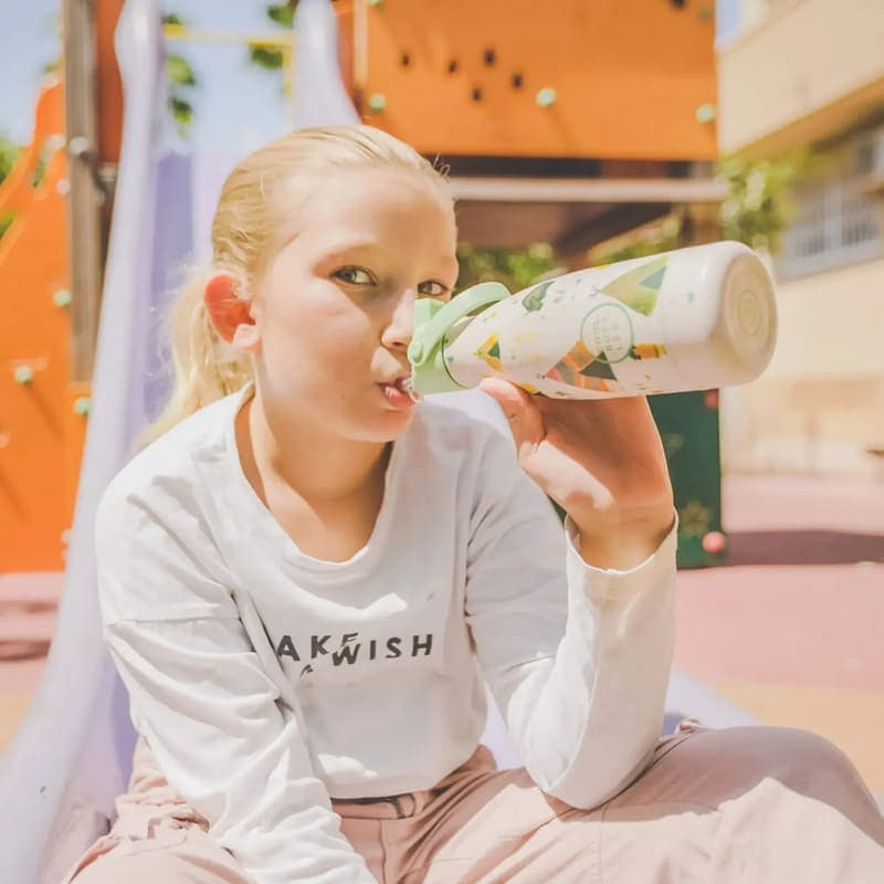 Dětská nerezová termolahev COOL BOTTLES Kids Indian Tribe třívrstvá 260ml NEW - náhled 5
