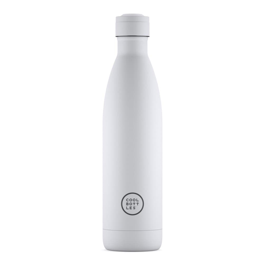 Nerezová termolahev COOL BOTTLES Mono White třívrstvá 750 ml