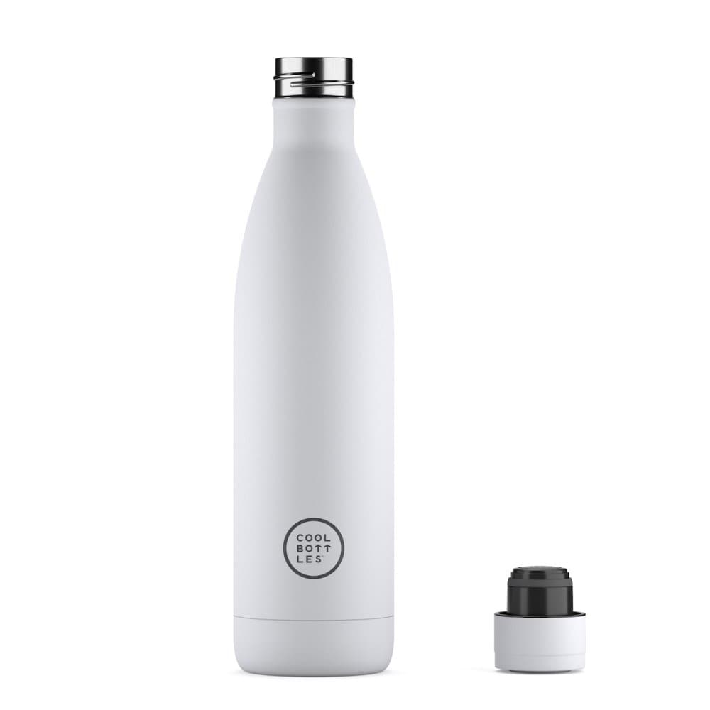 Nerezová termolahev COOL BOTTLES Mono White třívrstvá 750 ml - náhled 2
