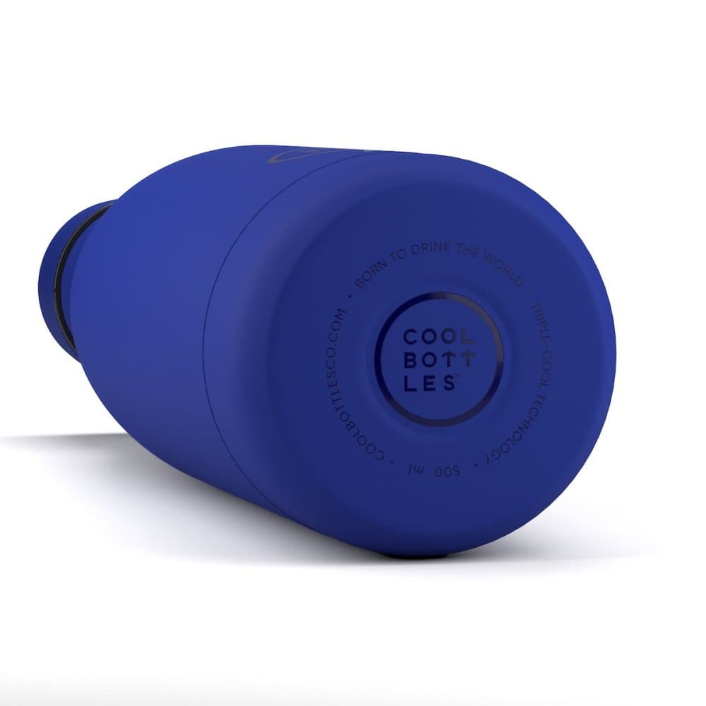 Nerezová termolahev COOL BOTTLES Vivid Blue třívrstvá 350 ml - náhled 3
