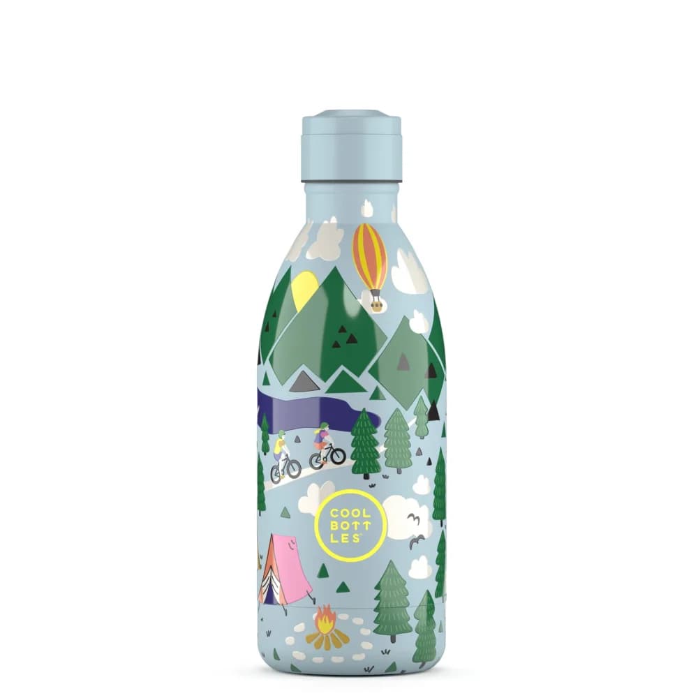 Dětská nerezová termolahev COOL BOTTLES Candy Land třívrstvá 350ml 3D - náhled 2