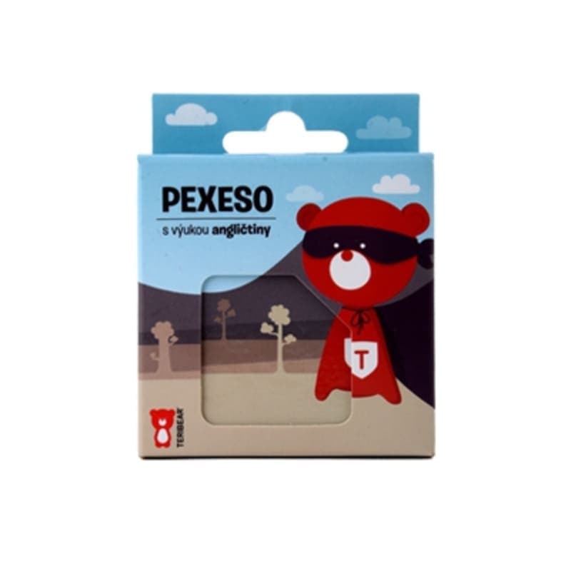Teribear - pexeso s výukou angličtiny, 36 kartiček v krabičce - náhled 3