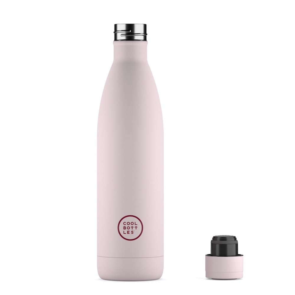 Nerezová termolahev COOL BOTTLES Pastel Pink třívrstvá 750 ml - náhled 2
