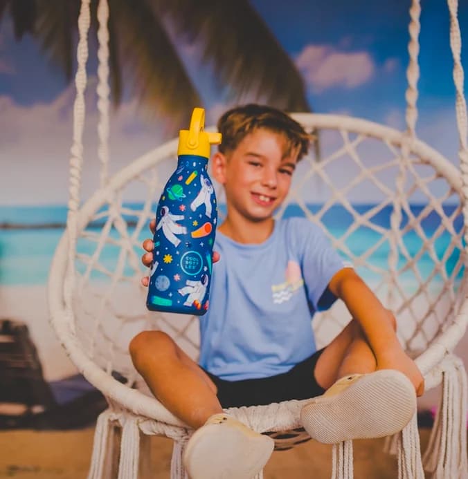 Dětská nerezová termolahev COOL BOTTLES Candy Land třívrstvá 350ml 3D - náhled 5