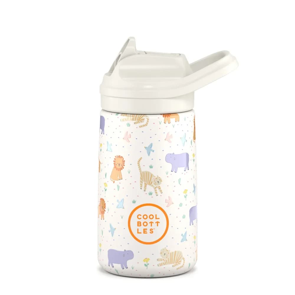 Dětská nerezová termoláhev COOL BOTTLES Kiddie Roar Time 350 ml 3D - náhled 2