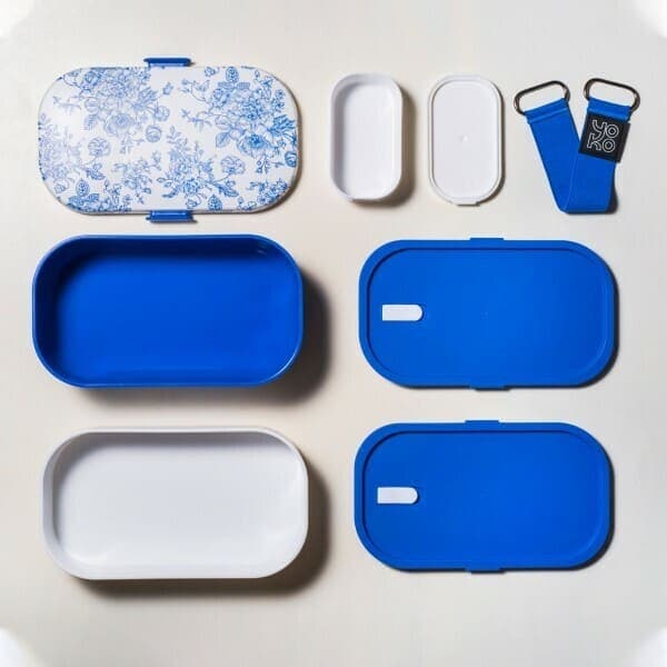 Box na jídlo Yoko Design Bento Toile de Jouy 1200 ml - náhled 2