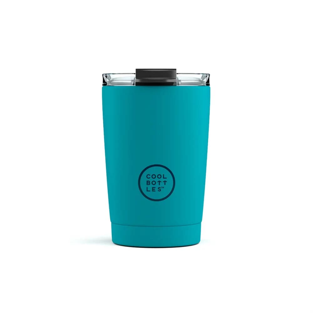 Nerezový termohrnek COOL BOTTLES Vivid Turquoise třívrstvý 330ml