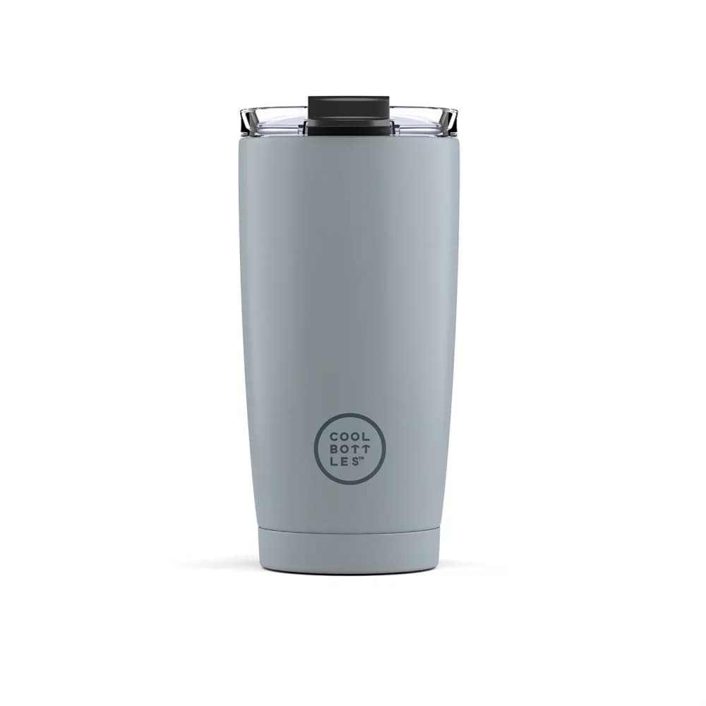 Nerezový termohrnek COOL BOTTLES Pastel Grey třívrstvý 550ml
