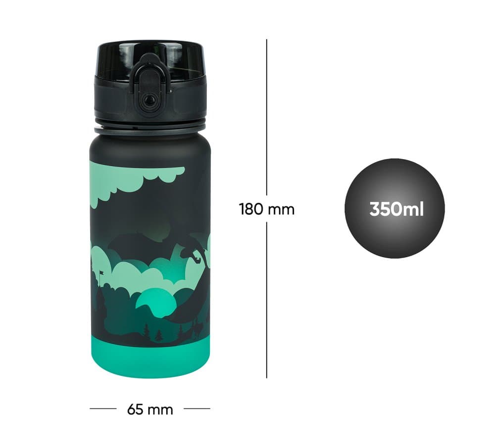 BAAGL Tritanová láhev na pití Gradient Drak 350 ml - náhled 5