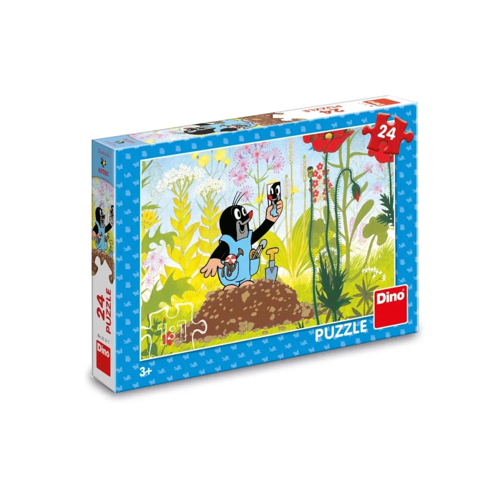 Puzzle Krtek modrých v kalhotkách 24 dílků - náhled 3