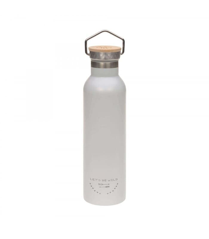 Nerezová termoláhev na pití Lässig 700 ml šedá - Stainless Steel Flask Adventure grey