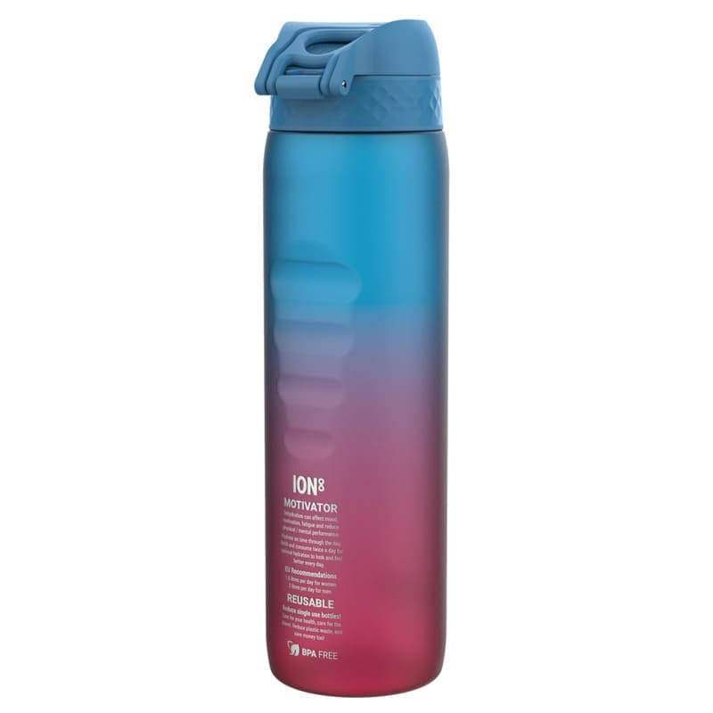 Láhev na pití ion8 Leak Proof Motivator Blue & Pink 1000 ml - náhled 4