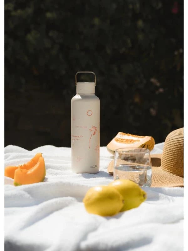 Nerezová láhev na pití Equa Timeless C'est La Vie 600 ml - náhled 3