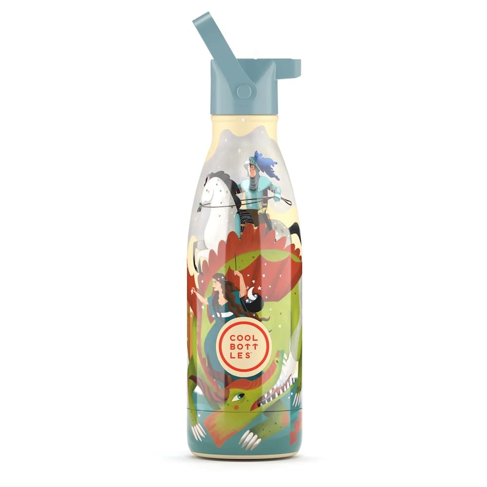 Dětská nerezová termolahev COOL BOTTLES Candy Land třívrstvá 350ml 3D