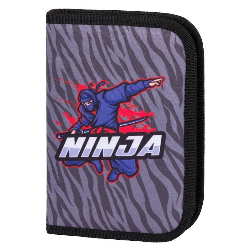 Školní penál Baagl klasik dvě chlopně Ninja
