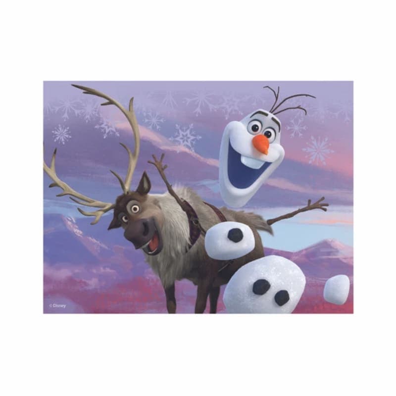 Dřevěné licenční kostky Frozen II - 12 kostek - náhled 5