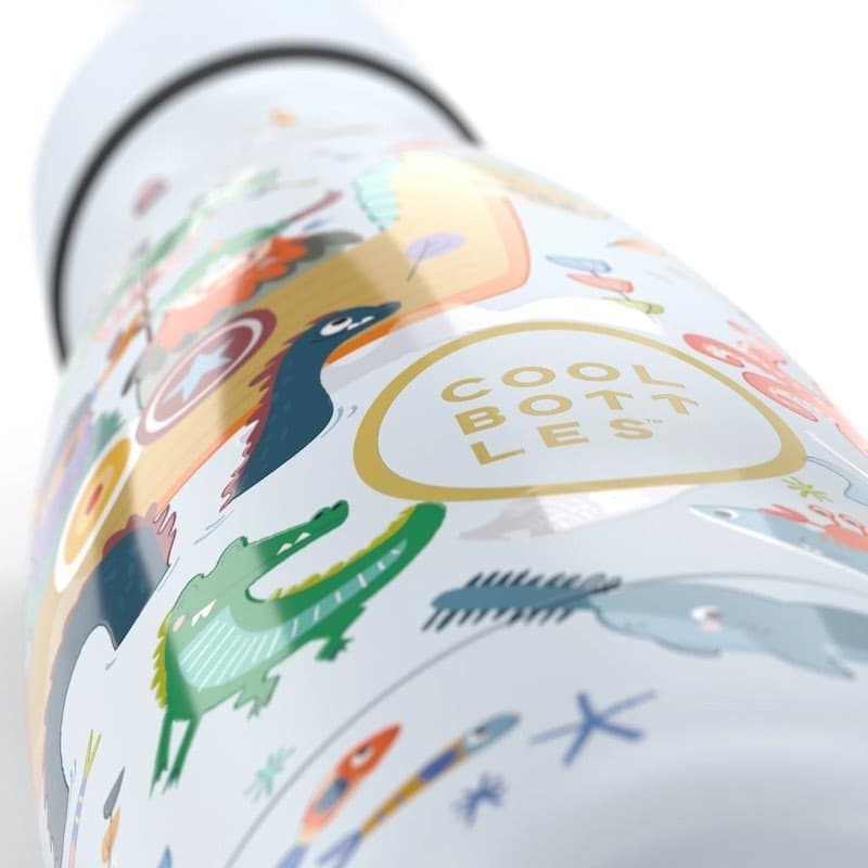 Dětská nerezová termolahev COOL BOTTLES Kids Brave Vikings třívrstvá 350ml NEW - náhled 4