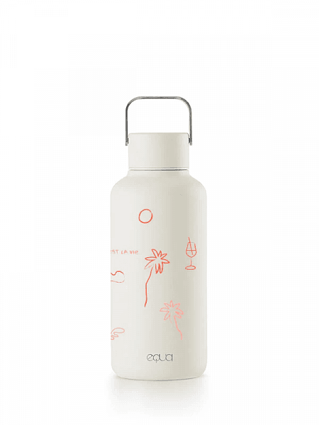 Nerezová láhev na pití Equa Timeless C'est La Vie 600 ml