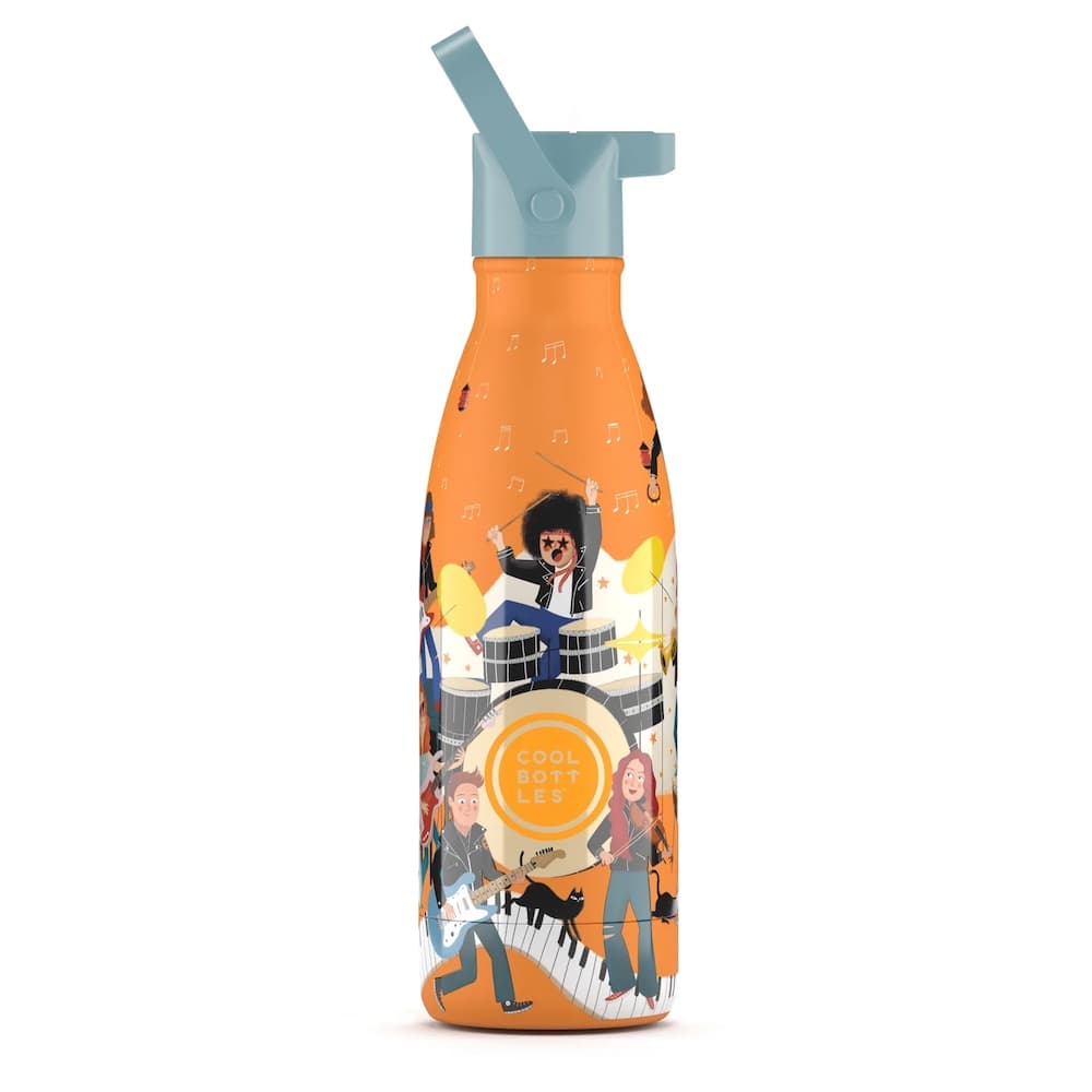 Dětská nerezová termolahev COOL BOTTLES Candy Land třívrstvá 350ml 3D