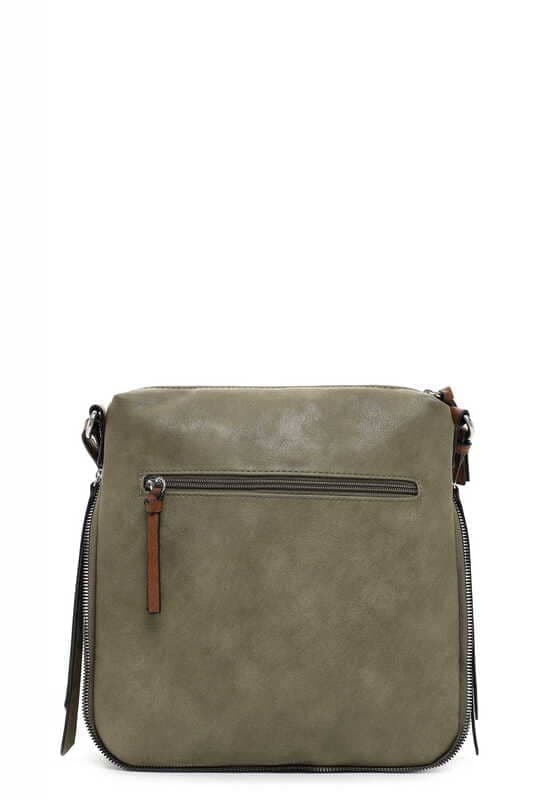 Tamaris Crossbody kabelka Gritt velká zelená - náhled 3