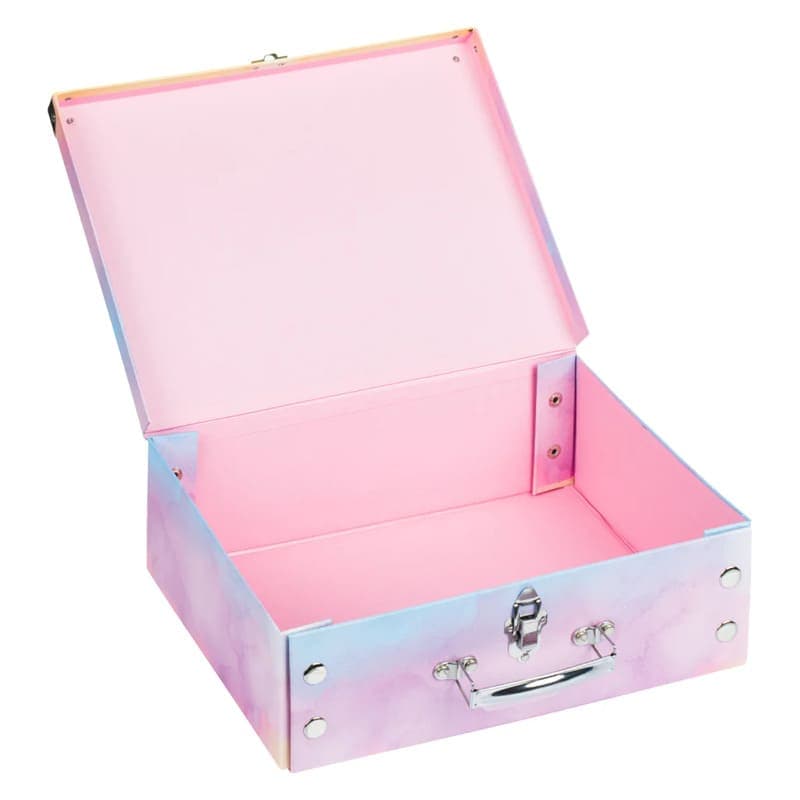 BAAGL Skládací školní kufřík Rainbow Unicorn s kováním - náhled 2