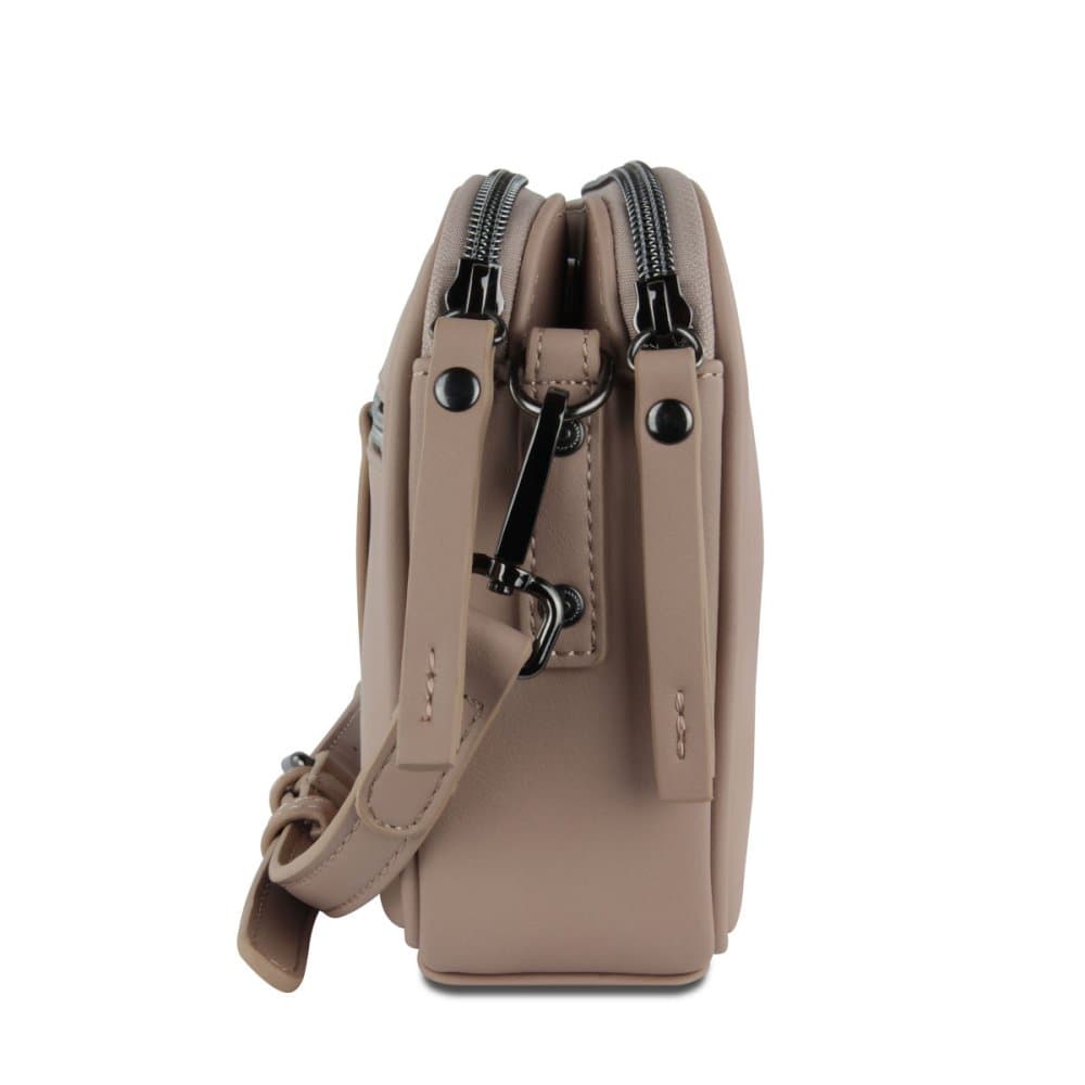 Bugatti Dámská crossbody peněženka Almata béžová - náhled 3