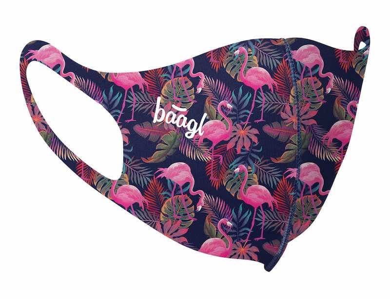 Baagl Antibakteriální rouška pro děti Flamingo A-30457