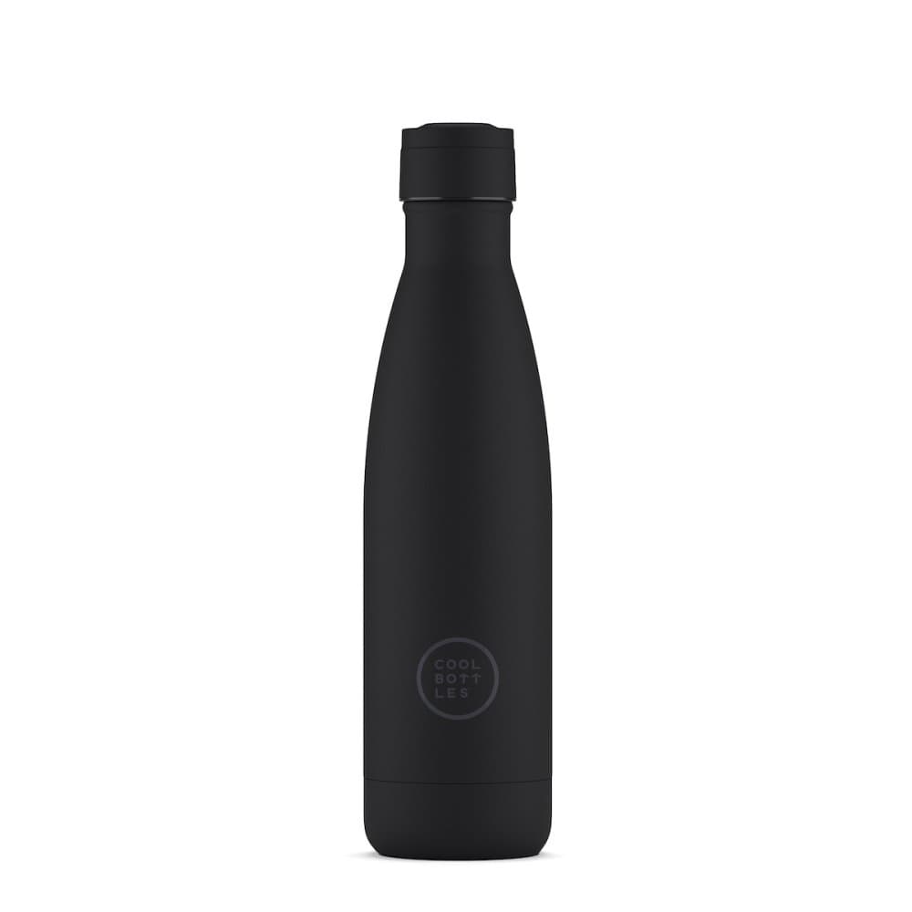 Nerezová termolahev COOL BOTTLES Mono Black třívrstvá 500ml