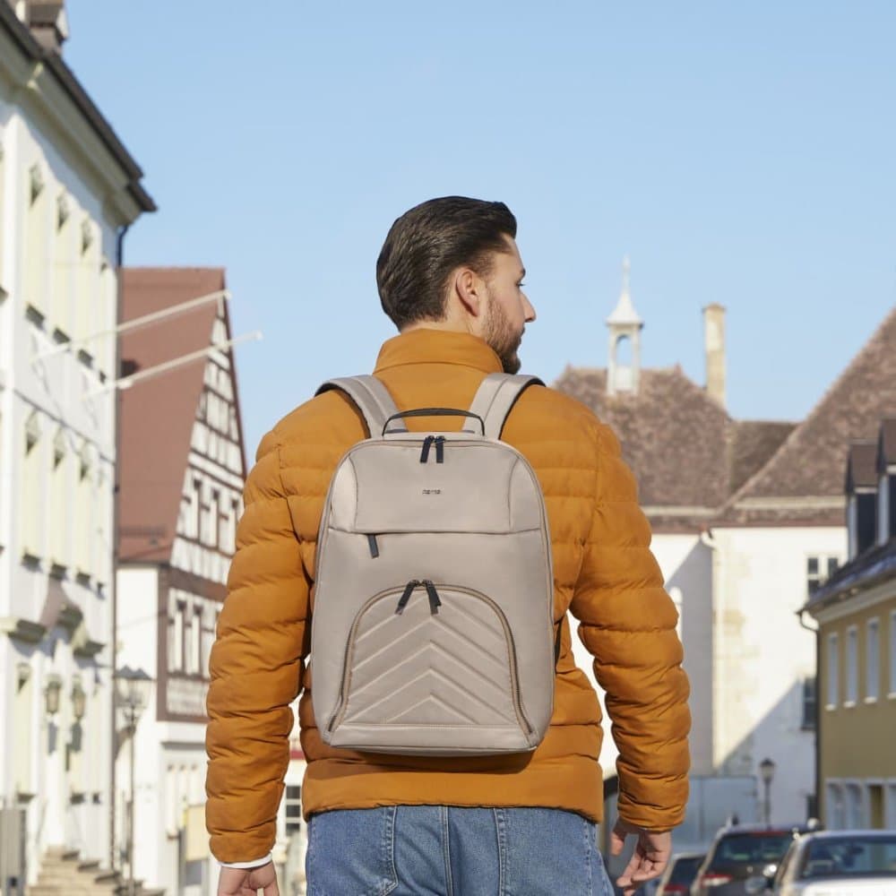 Batoh na notebook Hama Premium Lightweight 16,2" béžový - náhled 5
