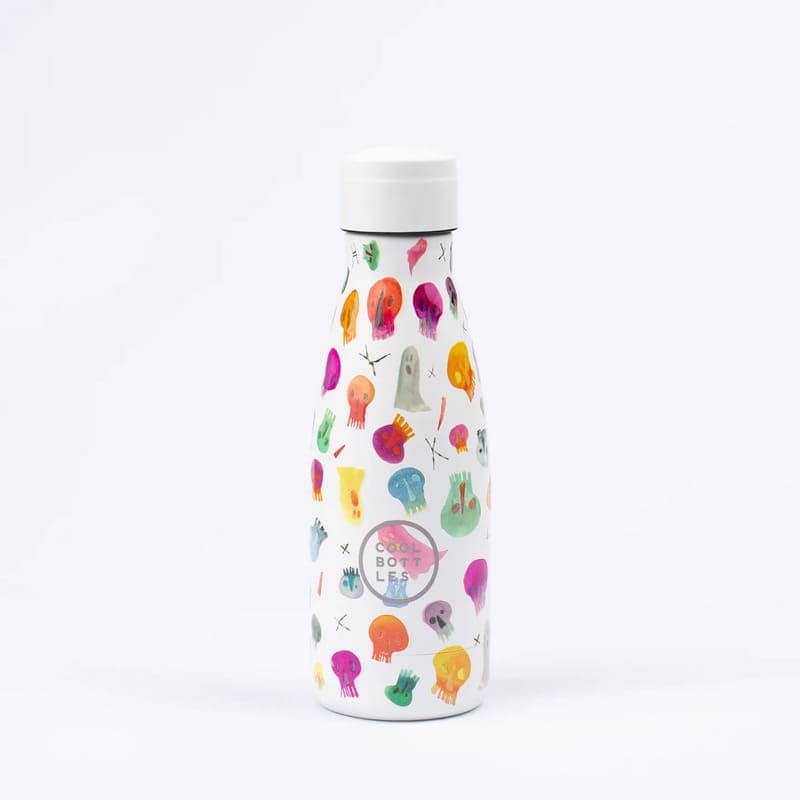Dětská nerezová termolahev COOL BOTTLES Kids Crazy skulls třívrstvá 260ml - náhled 2
