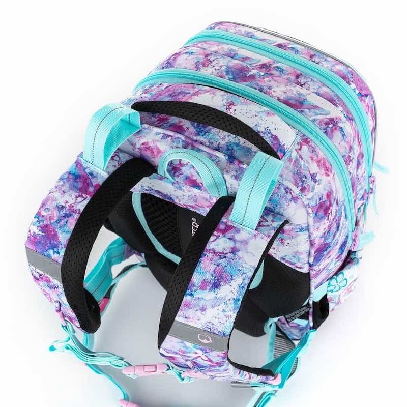 Školní batoh v setu pro prvňáčky BAGMASTER LUMI 21 C GRAY/BLUE/PINK - 3 díly - náhled 4