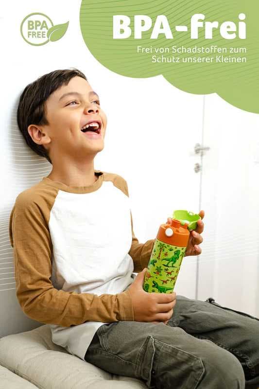 Dětská nerezová termoláhev JARLSON MALI Dinosaurus 500 ml - náhled 5