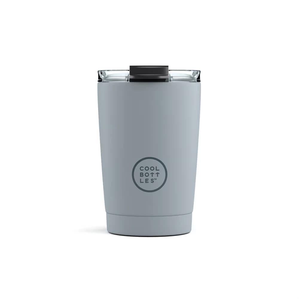Nerezový termohrnek COOL BOTTLES Pastel Grey třívrstvý 330ml