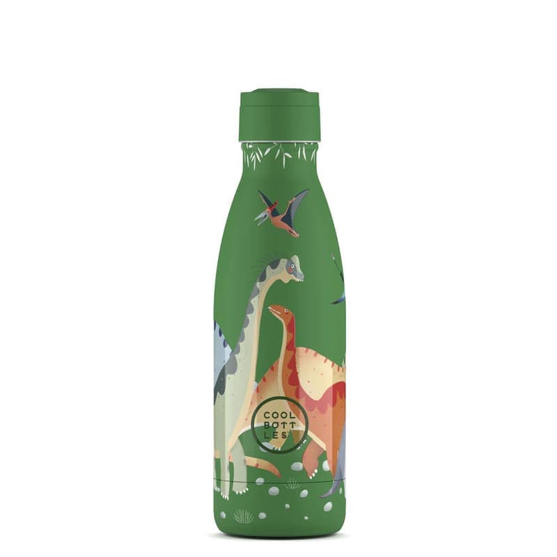 Dětská nerezová termolahev COOL BOTTLES Kids Jurassic Era třívrstvá 350ml NEW - náhled 2
