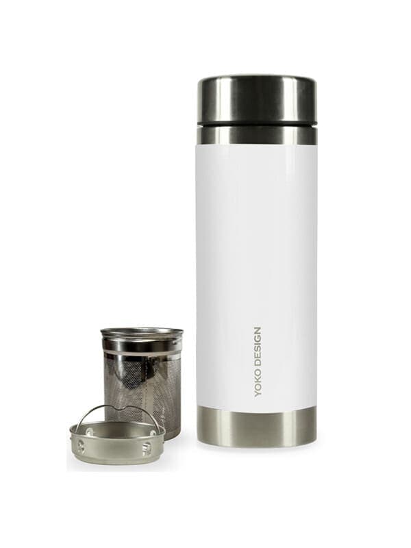 Termoska se sítky na louhování čaje Yoko Design bílá 350 ml - náhled 2