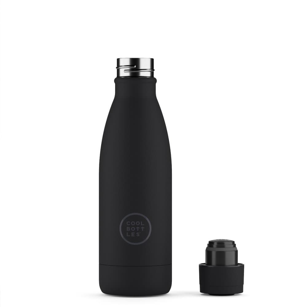 Nerezová termolahev COOL BOTTLES Mono Black třívrstvá 350 ml - náhled 2