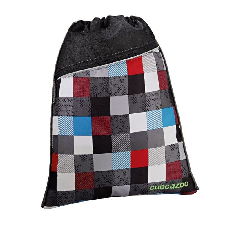Sportovní pytel na záda coocazoo RocketPocket, Checkmate Blue Red
