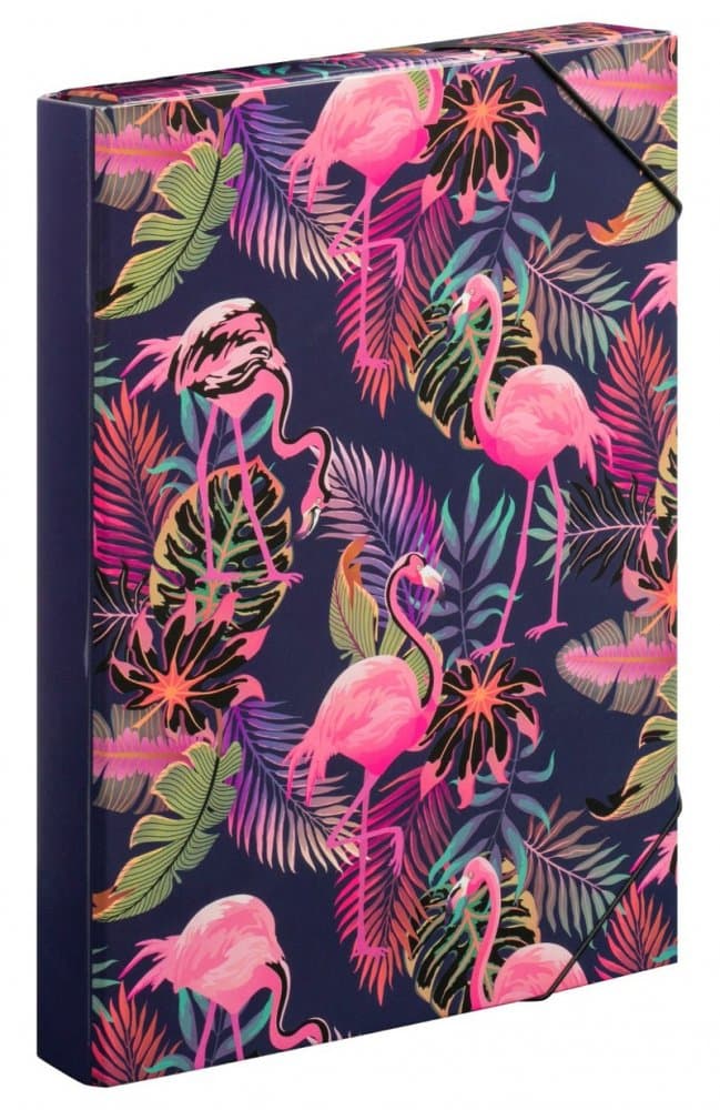 BAAGL desky na školní sešity A4 Jumbo Flamingo
