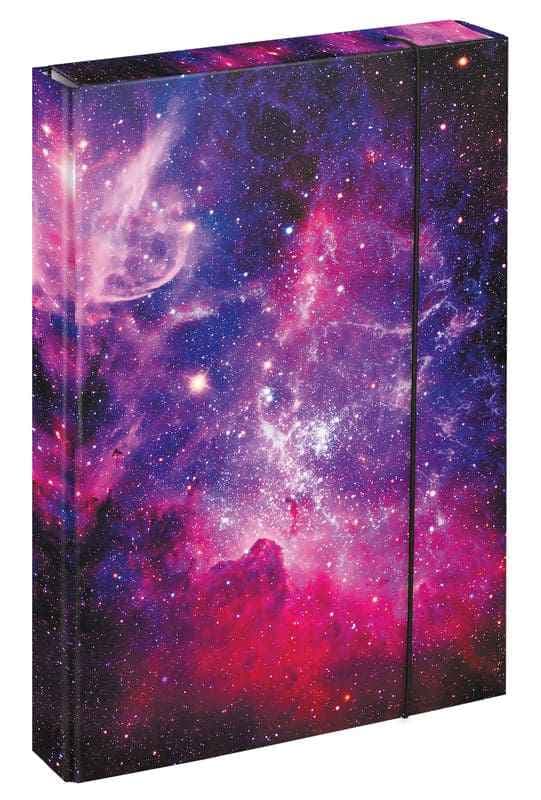 BAAGL desky na školní sešity A4 Jumbo Galaxy