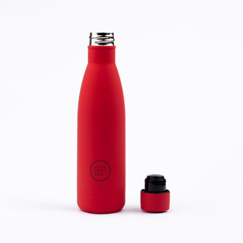 Nerezová termolahev COOL BOTTLES Vivid Red třívrstvá 500ml NEW - náhled 2
