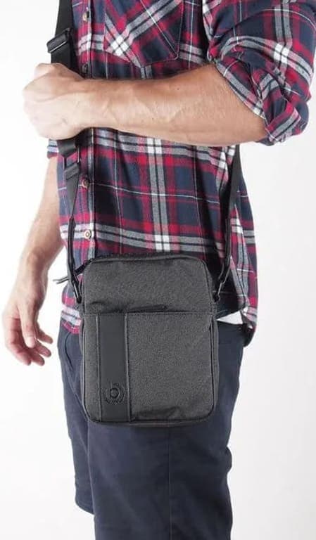 Bugatti Pánská crossbody taška Domani černá - náhled 5