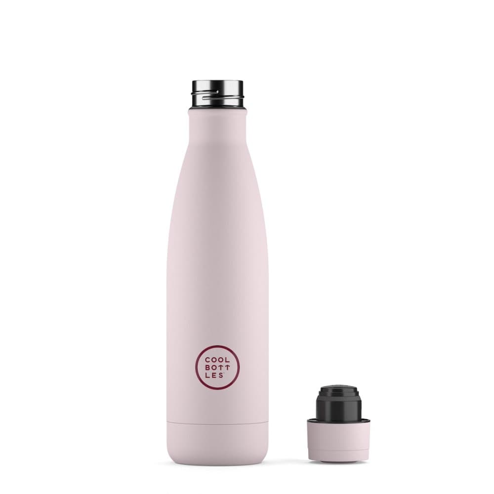 Nerezová termolahev COOL BOTTLES Pastel Pink třívrstvá 500ml NEW - náhled 2