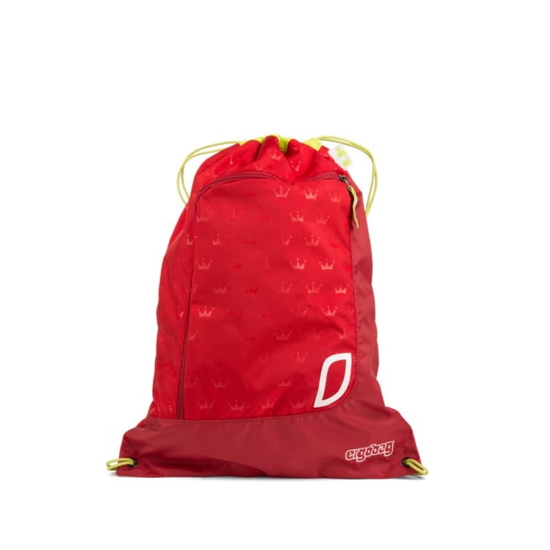 Sportovní pytel Ergobag - Červený s korunkami