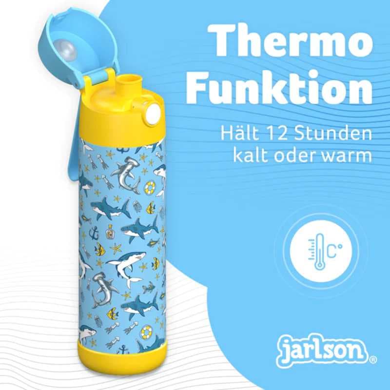 Dětská nerezová termoláhev JARLSON MALI Žraloci 500 ml - náhled 3