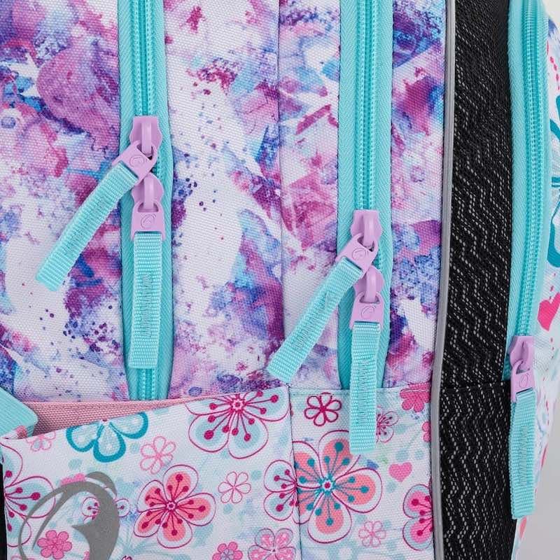 Školní batoh v setu pro prvňáčky BAGMASTER LUMI 21 C GRAY/BLUE/PINK - 3 díly - náhled 5