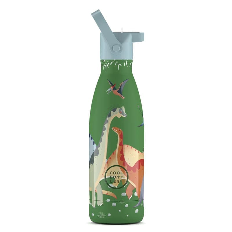 Dětská nerezová termolahev COOL BOTTLES Kids Jurassic Era třívrstvá 350ml NEW