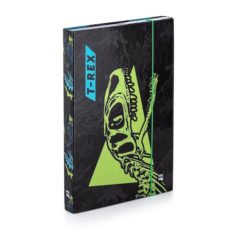 Oxybag Box na sešity A4 T-rex skeleton