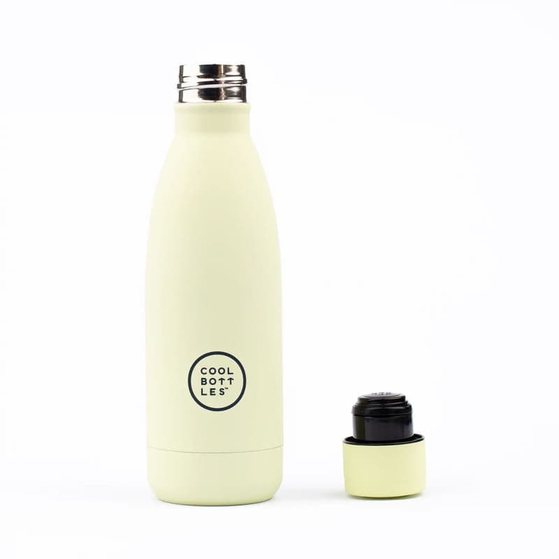 Nerezová termolahev COOL BOTTLES Pastel Green třívrstvá 350ml NEW - náhled 3